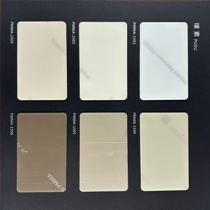 Diamond Edge Processed Acrylic Door Panels Diamond Edge Processed Acrylic Door Panels